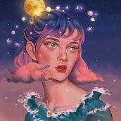 My project in Digital Fantasy Portraits with Photoshop course. Digital Painting project by Wojciech Przybyla - 12.10.2020