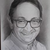 R.J.A. retrato. Portrait Drawing project by Carmen Chamorro Pardo - 12.06.2020