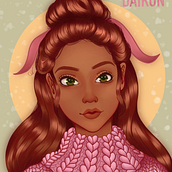 Meu projeto do curso: Retrato de personagens femininas com Procreate. Portrait Drawing, and Digital Drawing project by Victória Souza - 12.06.2020