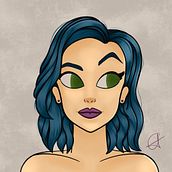 Mi Proyecto del curso: Retrato de personajes femeninos con Procreate. Digital Illustration project by tany_levratti - 12.07.2020