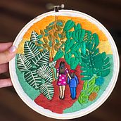 Mi Proyecto del curso: Introducción al bordado botánico. Embroider project by Pabla Baeza Infanti - 12.07.2020