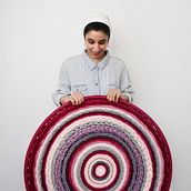 Circular Weave. Fiber Arts project by Reem Alawdah - 05.13.2018