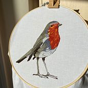 Mi Proyecto del curso: Pintar con hilo: técnicas de ilustración textil. Embroider project by Lorena Moreau - 12.07.2020