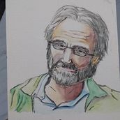 Meu projeto do curso: Caderno de retratos em aquarela. Portrait Drawing, and Watercolor Painting project by sherlockmang - 12.08.2020