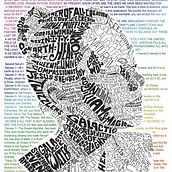 My project in Hand-Drawn Typographic Portrait course. Tipografia projeto de nankamo - 08.12.2020