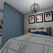 Mi Proyecto del curso: Dormitorio principal para mujer joven e independiente. Interior Architecture project by Mirza Duran - 12.07.2020