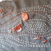 My project in Embroidery: Clothing Repair course. Bordado projeto de Genny Landreville - 08.12.2020
