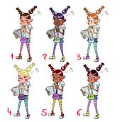 Meu projeto do curso: Design de personagens para animação com Photoshop. Character Design project by Thais Libório - 12.08.2020