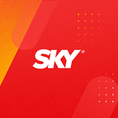SKY Brasil. Design, Art Direction, Mobile Design, and Social Media project by Giovanna Kalume - 12.09.2020