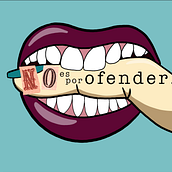 No es Por Ofender. Een project van  Br, ing en identiteit, Social media-ontwerp y Traditionele illustratie van Sofia Ramos Tovar - 09.12.2020