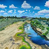 Views from above. Painting project by Kim Stockert - 12.09.2020