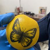 Mi Proyecto del curso: Tatuaje para principiantes Mariposa y Mascara. Tattoo Design project by Esteban YC - 12.10.2020