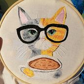 Mi Proyecto del curso: Técnicas básicas de bordado: puntadas, composiciones y gamas cromáticas . % Romina Svedov tarafından hazırlanan Nakış projesi - 12.09.2020