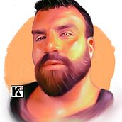Retratos digitales. Artistic Drawing, Portrait Drawing, and Digital Drawing project by Diego vera aguilar - 12.09.2020