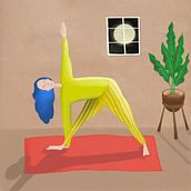 Moon sequence. Een project van Traditionele illustratie van Nina Ge - 09.12.2020