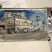 Street Sketch, Pen and Color #1. 2D Animation project by jondavilaca - 12.12.2020