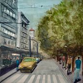 Mi Proyecto del curso: Paisajes urbanos en acuarela. Projekt z dziedziny Malowanie akwarelą użytkownika josemguijarro28 - 09.12.2020