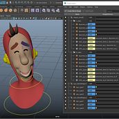 Mi Proyecto del curso: Rigging: articulación facial de un personaje 3D. 3D, 3D Animation, Character Animation, and Rigging project by pableras_jnt - 02.04.2021