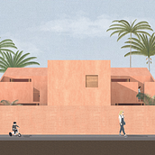 Architectural Visualization Using Digital Collage Project. Architecture project by lorenapilat - 05.09.2020