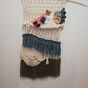 Mi Proyecto del curso: Introducción al macramé: creación de un tapiz decorativo. Macramé project by Vanessa - 12.10.2020