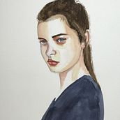 My project in Watercolor Portrait from a Photo course. Watercolor Painting project by Joanne Hurd - 12.24.2020
