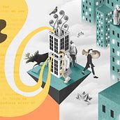 Mi Proyecto del curso: Collage digital para medios editoriales. Een project van Collage y Redactionele illustratie van simone prezzolini - 10.12.2020