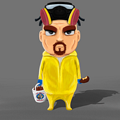 WALTER WHITE, BREAKING BAD. Un proyecto de Dibujo, Diseño gráfico e Ilustración tradicional de Nicolás Camilo Arias - 10.12.2020