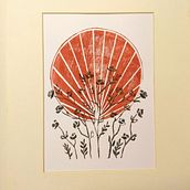 Linogravure/Linocut. Een project van  Illustratie met inkt van Tisanne Atomique - 11.12.2020