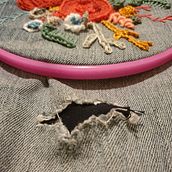 Mi Proyecto del curso: Técnicas avanzadas de bordado: puntadas y composiciones con volumen. Embroider project by Carme Cabal - 12.12.2020