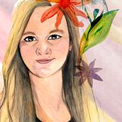 Mi Proyecto del curso: Retrato ilustrado en acuarela. Un projet de Aquarelle de Marta Sanchez Delgado - 22.10.2020