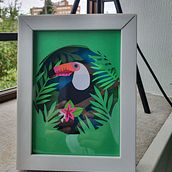 Mi Proyecto del curso: Papercut: ilustrando con capas de papel. Paper Craft project by Carlos Aguayo Caballero - 12.11.2020