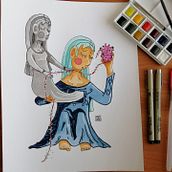 Mi Proyecto del curso: El Alma de Dorotea. Un proyecto de Ilustración tradicional, Ilustración infantil y Pintura a la acuarela de Daniel Alcántara - 11.12.2020