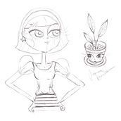 Exercícios desenvolvidos no curso: Adobe Photoshop para ilustração Por Gemma Román . % Samara Danelon tarafından hazırlanan Dijital İllüstras, Ve on projesi - 12.11.2020