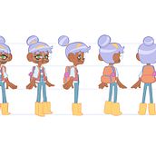 My project in Character Design for Animation with Photoshop course. 2D Animation, and Character Design project by Sara Casasco - 12.11.2020