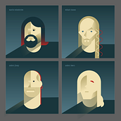 Minimalist Geometric Portrait: first try. Digital Illustration project by Julia Hoyle - 12.10.2020