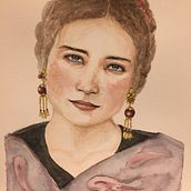 Another portrait. Projekt z dziedziny Trad, c i jna ilustracja użytkownika liliana_cowlam - 11.12.2020