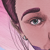 Mi Proyecto del curso: Retrato ilustrado con Procreate. Un progetto di Disegno digitale e Illustrazione tradizionale di Fernando Chávez - 12.12.2020