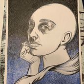 My project in Chiaroscuro Creative Portrait with Pencils course. Un projet de Illustration traditionnelle de wittmannsandra - 12.12.2020