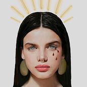 Virgen de las 3. Un projet de Dessin numérique, Design , Design graphique, Illustration traditionnelle, Illustration numérique , et Peinture numérique de Mónica San Pablo - 22.06.2019