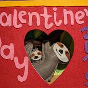 Valentine's Day card. Arts, Crafts, Creativit, and Mobile Design project by Ana Ruiz - 12.13.2020