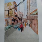 Mi Proyecto del curso: Paisajes urbanos en acuarela. Un progetto di Pittura ad acquerello di adrianaeres94 - 13.12.2020