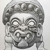 Mi Proyecto del curso: Ilustración con entramados en blanco y negro. Traditional illustration project by Emerson Mena - 12.13.2020