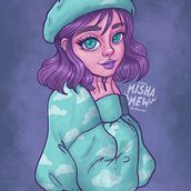 Mi Proyecto del curso: Retrato de personajes femeninos con Procreate . Traditional illustration, Portrait Drawing, and Digital Drawing project by Bianca Muñoz - 12.12.2020