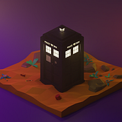 Desert T.A.R.D.I.S. 3D project by Jonas Gomes - 12.14.2020