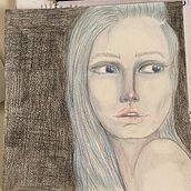 Mi Proyecto del curso: Retrato creativo en claroscuro con lápiz. Pencil Drawing, and Portrait Drawing project by moni_ - 12.14.2020