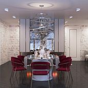 Coleur Nude. Un progetto di 3D, Architettura, Architettura d'interni, Design, Progettazione 3D e Interior design di Viktoriia Kurhan - 14.12.2020