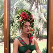 Meu projeto do curso: Arranjo para cabelo: crie seu acessório floral. Een project van Ontwerp van accessoires y  Modeontwerp van Maria Beatriz Leal Roorda - 21.12.2020