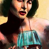 Never mind. Un proyecto de Dibujo, Dibujo digital e Ilustración tradicional de Nieves Gonzalez - 11.09.2020
