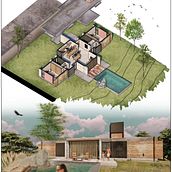 My project in Digital Illustration of Architectural Projects course. Architectural Illustration, and ArchVIZ project by Anellina Chirico - 12.14.2020