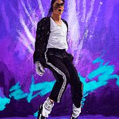 Rey del pop. Digital Illustration project by César Vargas - 12.15.2020